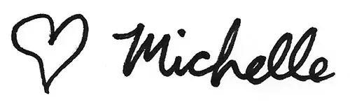 heart michelle signature