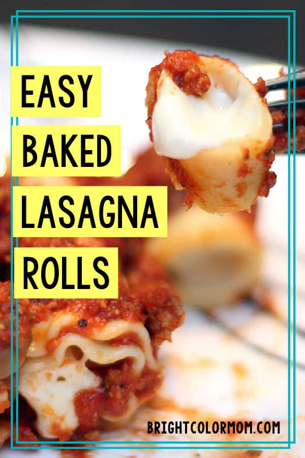easy baked cheese lasagna roll ups