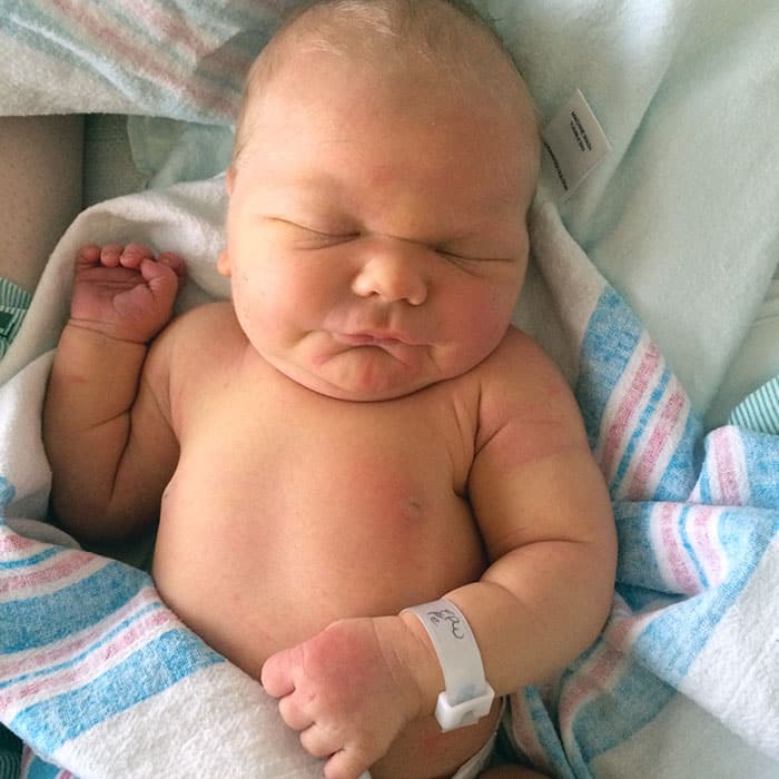 newborn baby fat