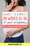 pregnancy weeks 31-36