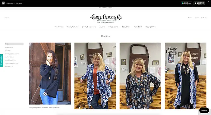 classy cowgirl co small town boutique