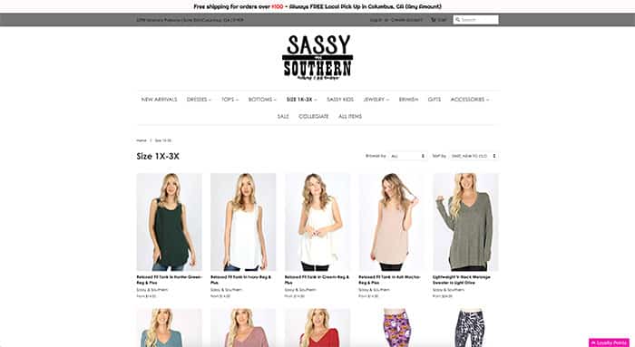 sassy and southern boutique