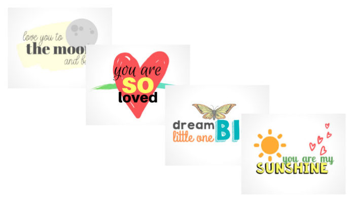 4 Adorable Free Nursery Wall Art Printables (PDF Download)