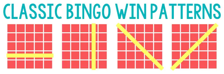 classic bingo win patterns