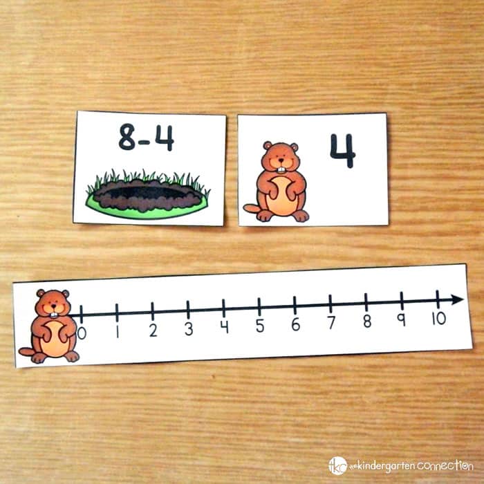 groundhog day math activity for preschoolers