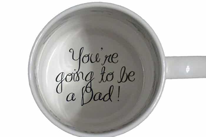 you're going to be a dad pregnancy reveal coffee mug