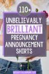 pregnancy announcement shirts