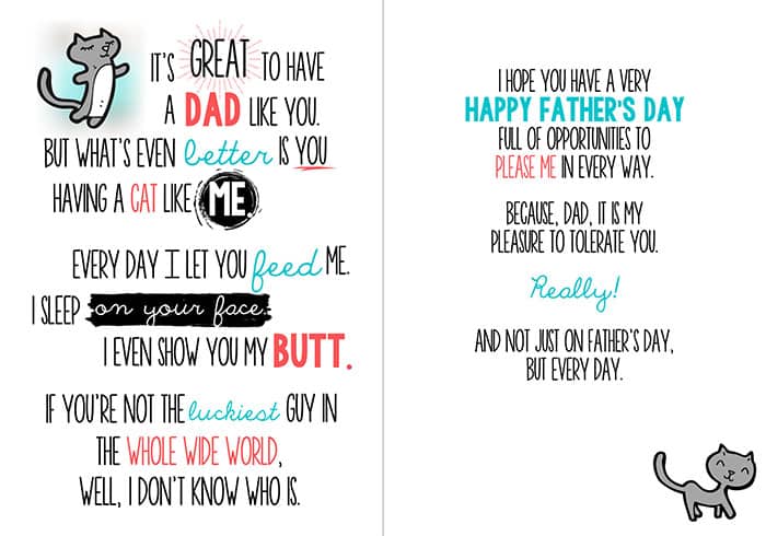 19 Printable Father's Day Cards Dad Will Actually Want