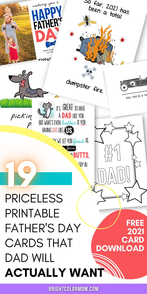 19 Printable Father’s Day Cards Dad Will Actually Want