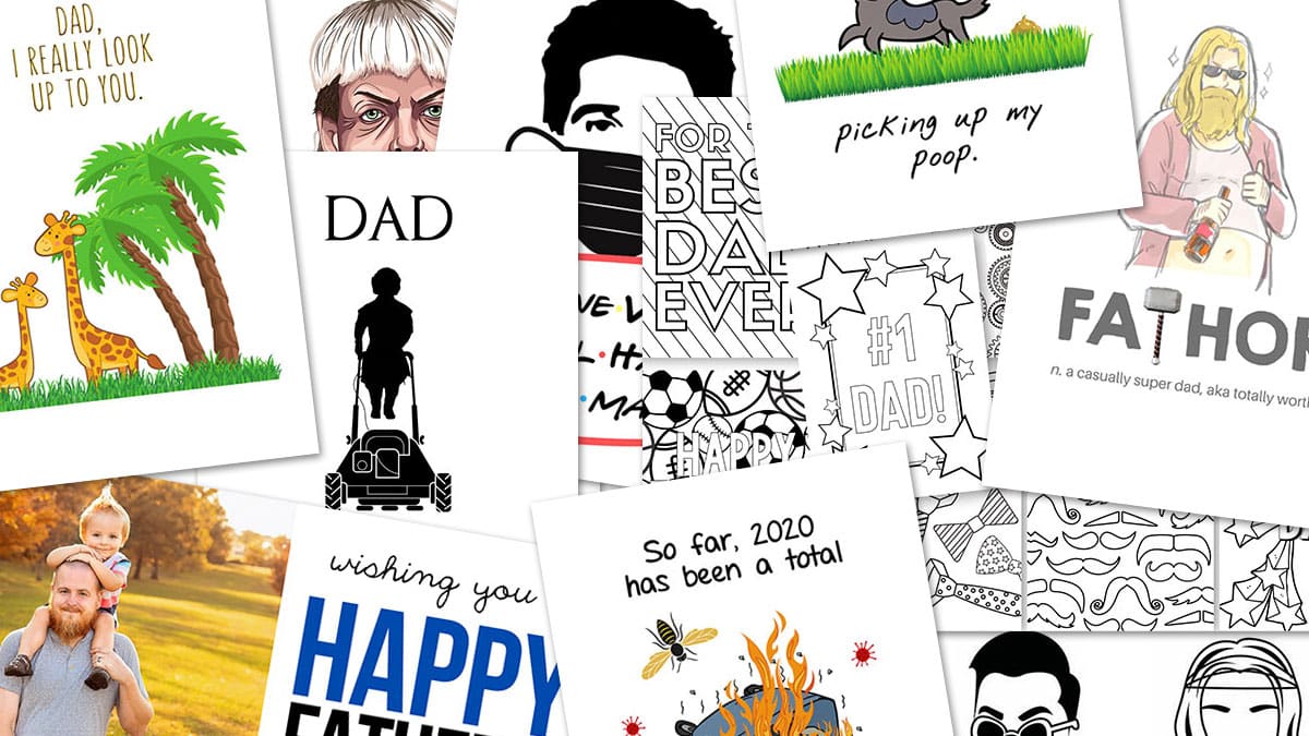 35+ Printable Father’s Day Cards Dad Will Actually Want
