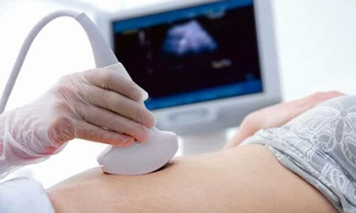 an ultrasound being performed in early pregnancy