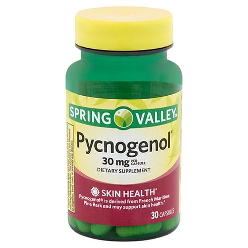 bottle of pycnogenol supplement