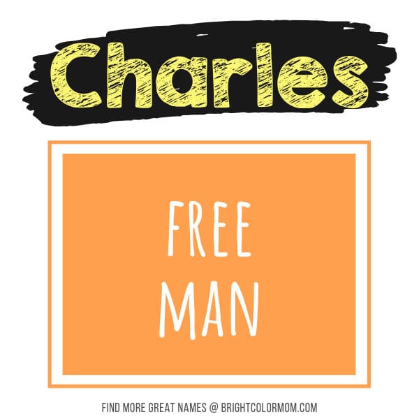 Charles: free man
