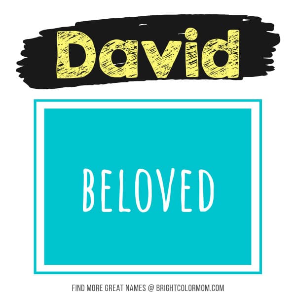 David: beloved