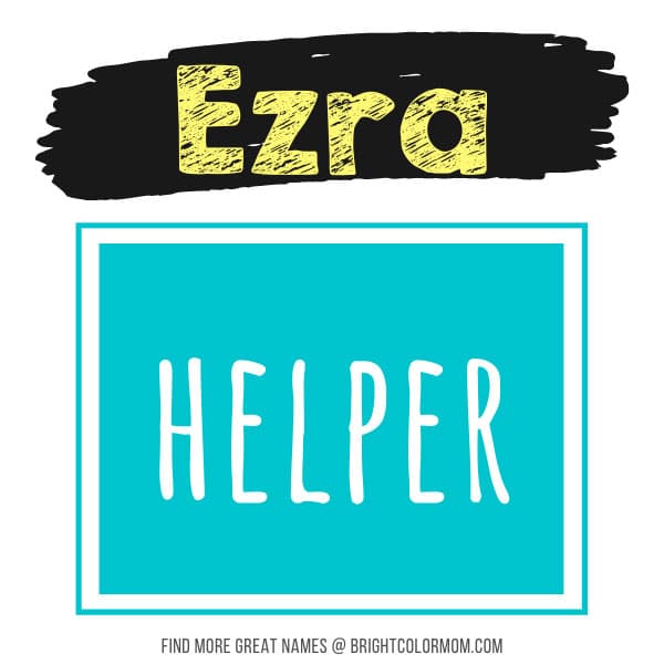 Ezra: helper