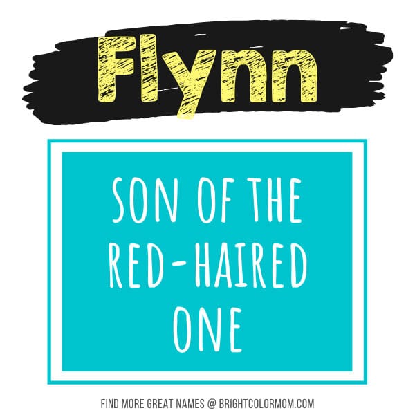 Flynn: son of the red-haired one