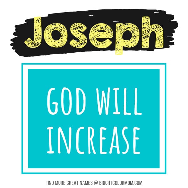 Joseph: God will increase