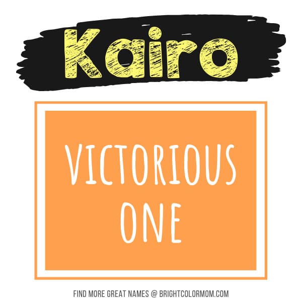 Kairo: victorious one