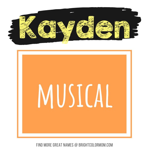 Kayden: musical