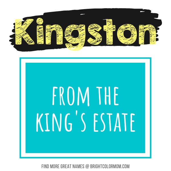 Kingston: from the King's estate