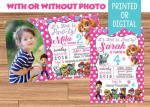 31 Pup-tastic Paw Patrol Invitations to DIY Free or Ship ASAP!