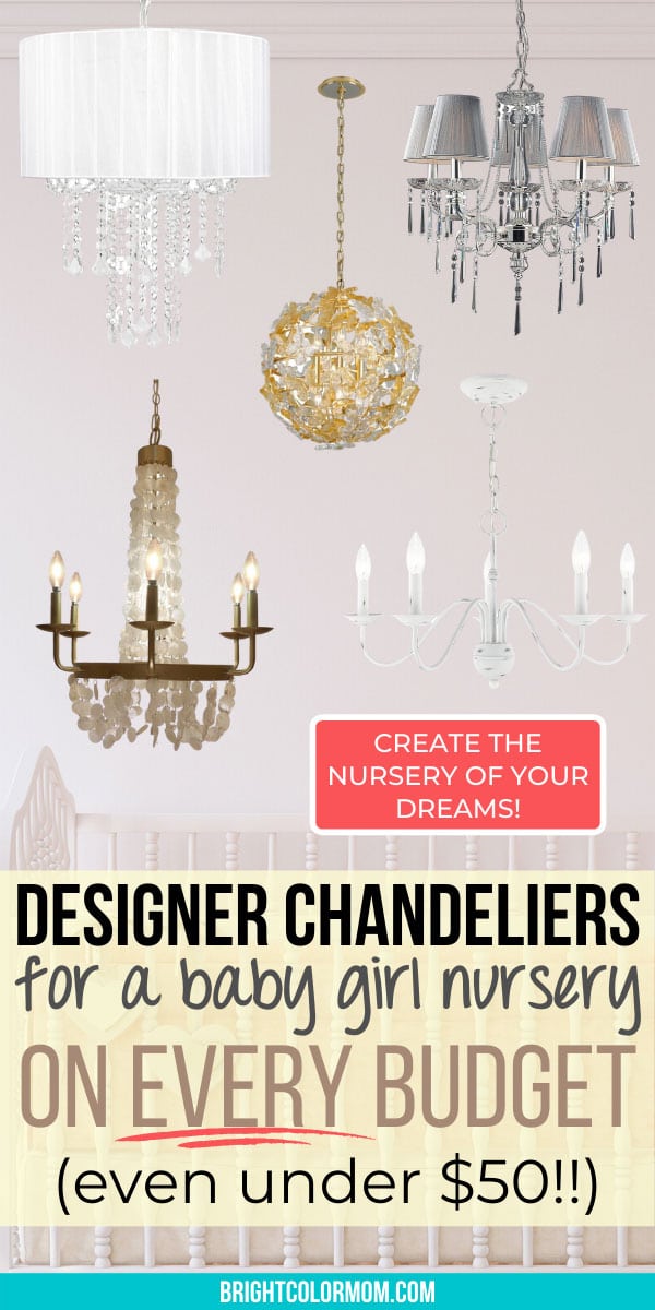 Pick the Perfect Chandelier for a Baby Girl Nursery