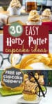 Harry Potter cupcakes collage pin