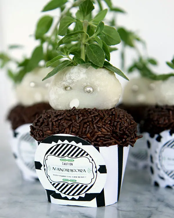 mandrake cupcakes