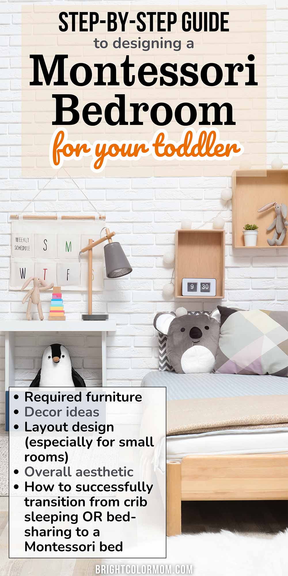 How to Design the Perfect Montessori Toddler Room