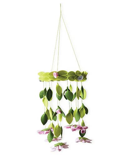 petals and leaves chandelier mobile