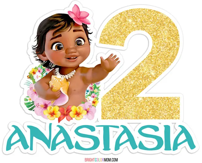 15 Simple Moana Cake Ideas With Tutorials Free Toppers