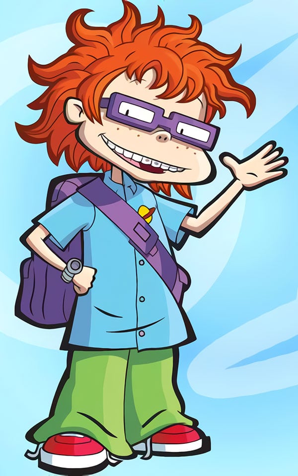 chuckie from all grown up with braces