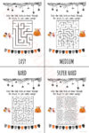 10 Not-So-Scary Halloween Maze Printable Worksheets for Kids