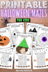 printable Halloween mazes for kids