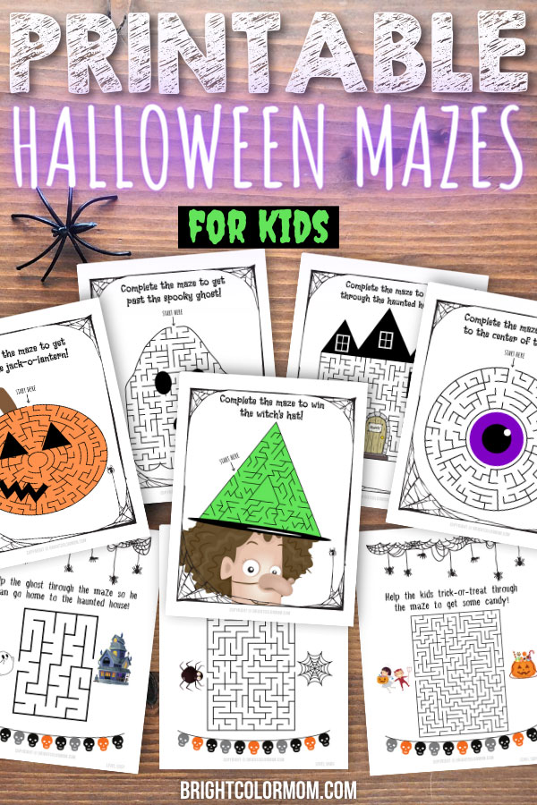 25-not-so-scary-halloween-maze-printable-worksheets-for-kids