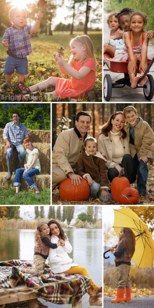 fall family photo prop ideas