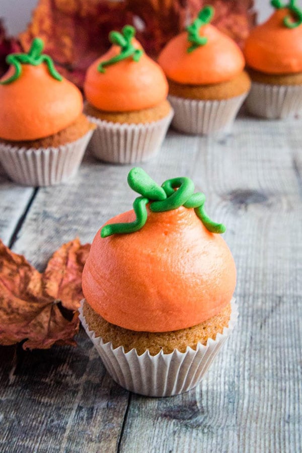 pumpkin spice cupcakes