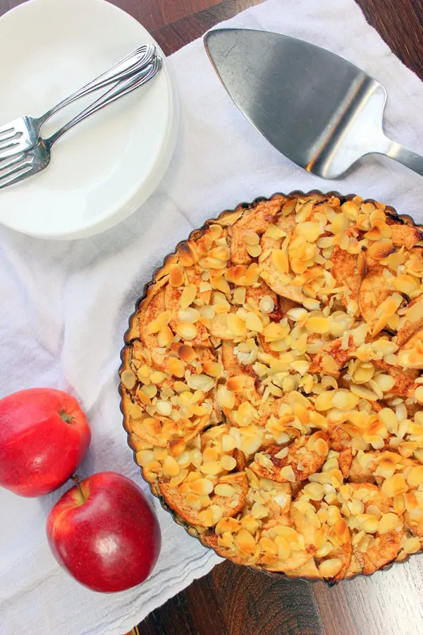 harvest almond apple pie