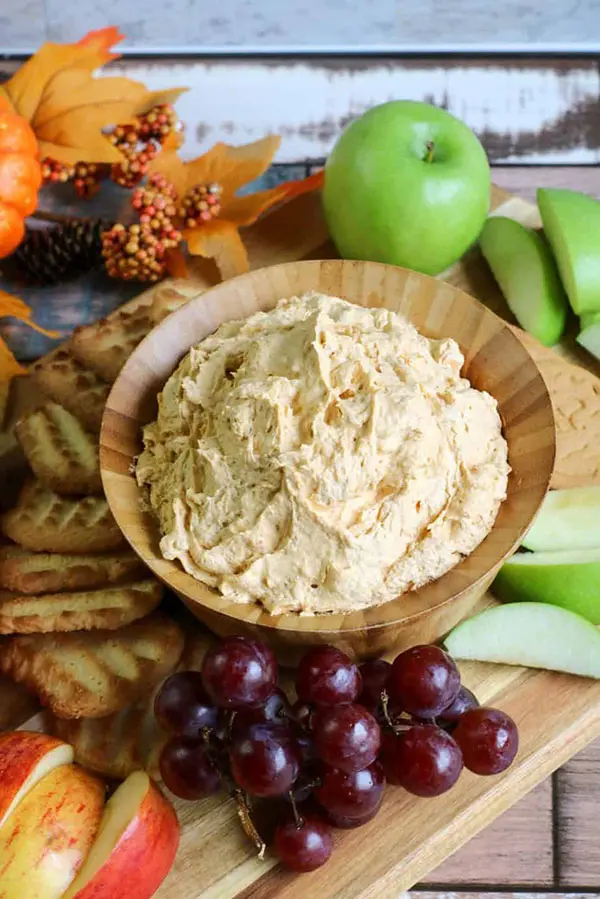 pumpkin fluff dip