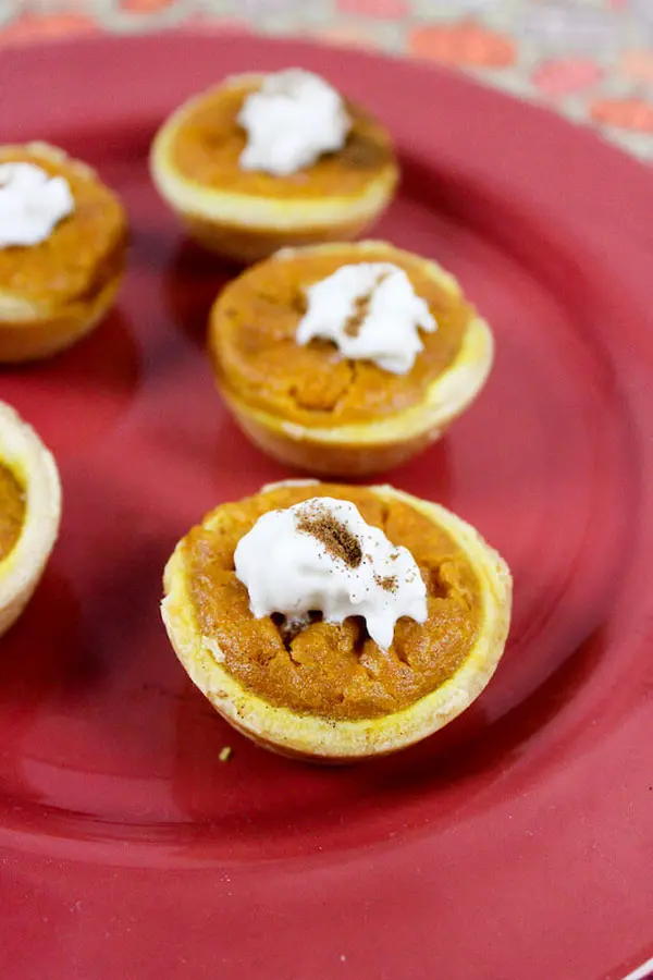 mini pumpkin pies