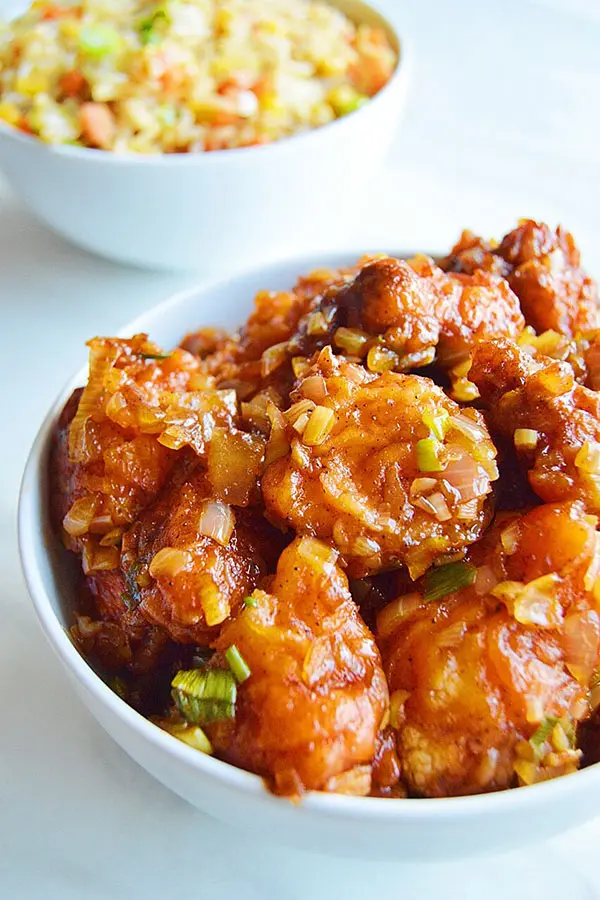 honey garlic cauliflower