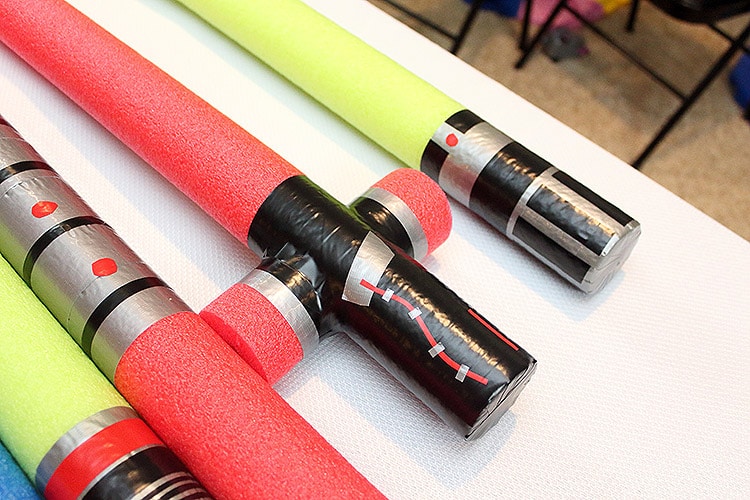 How To Make Lightsabers From Pool Noodles?