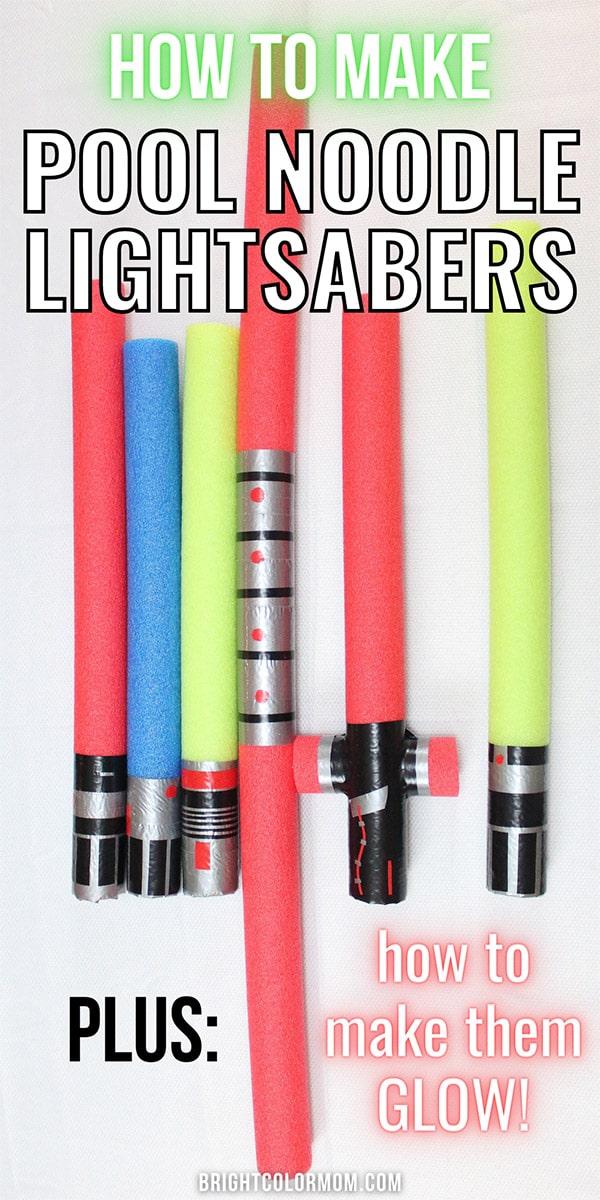 Pool Noodle Lightsaber An Easy Craft for Star Wars Day