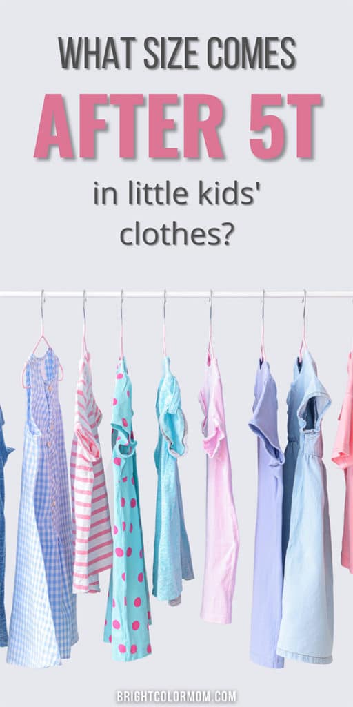 What Size Comes After 5T A Guide to Transitioning to Kids Sizes