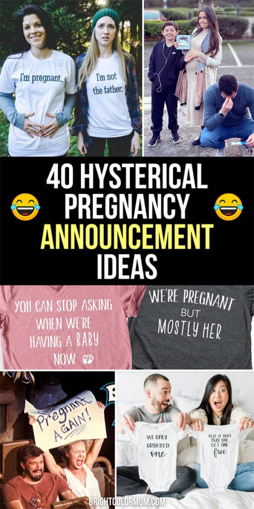 funny pregnancy announcement ideas