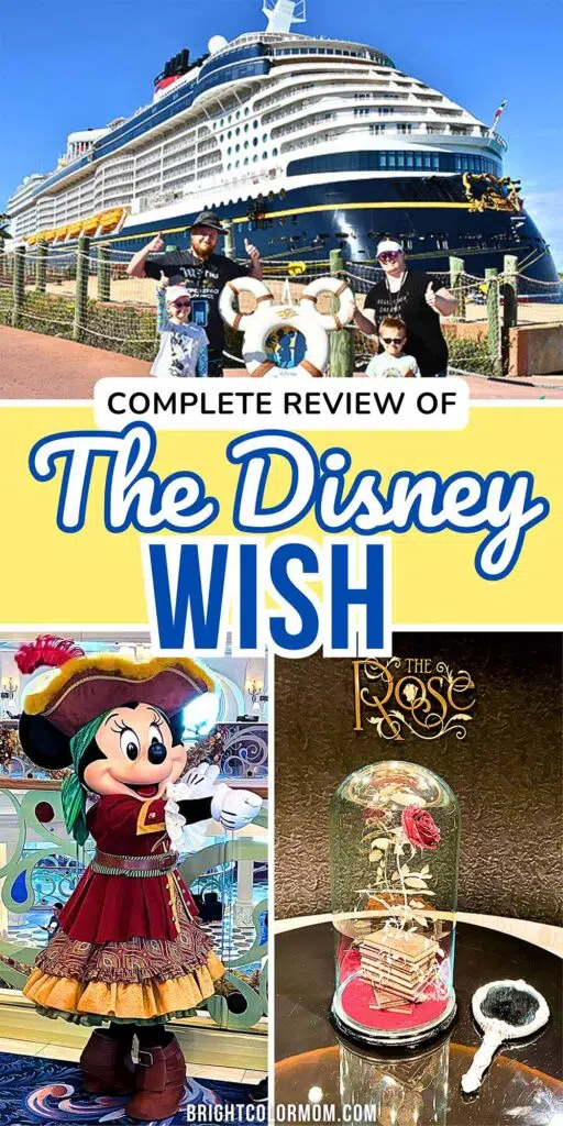 photos from the Disney Wish cruise ship