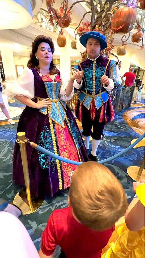 Lady Lily and Lord Leopold from the Disney Wish cruise ship