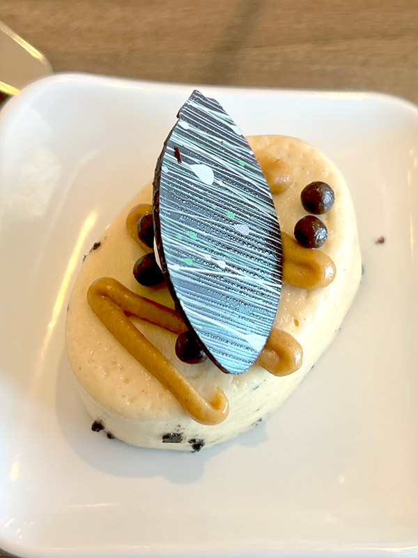 an elegant peanut butter and chocolate dessert from Marceline Market
