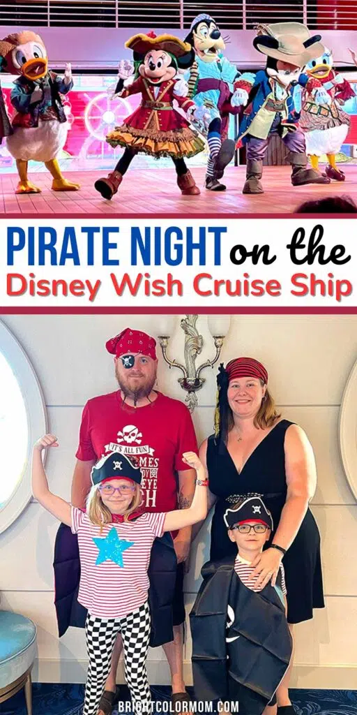 Disney Wish Pirate Night photos