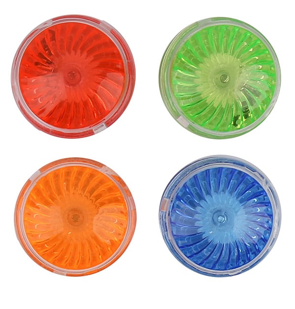 set of colorful yo-yos